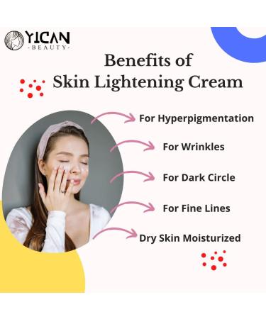 Skin Whitening & Brightening Cream | Dark Spot Corrector for Face Body & Intimate Areas | 50ml - Unisex Solution for Underarms Neck Thighs & More - Buy Online on GoSupps.com
