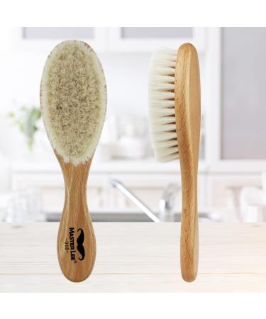 Beaupretty 2pcs Vintage Wooden Mustache Brush Set - Perfect Grooming for Men - Buy Online on GoSupps.com