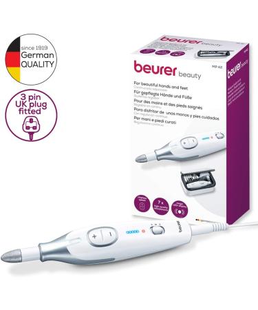Beurer MP42UK Pedicure and Manicure Set with 7 Attachments and LED Light - Buy Online on GoSupps.com