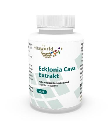 Vita World Ecklonia Cava Extract 120 Vegetarian Capsules Made in Germany