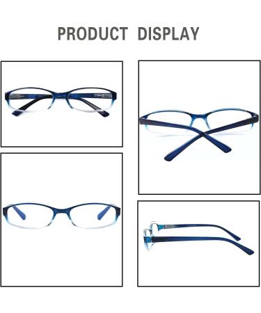 Shop NORPERWIS 6 Pack Ladies Reading Glasses - Trendy Blue Light Blocking Spring Hinge Eyewear for Women (Mix Color 2.00 - Buy Online on GoSupps.com