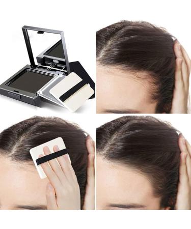 Hair Root Concealer-New Type Hairline Powder Root Touch Up Powder Instantly Cover Up Gray Hair Root Fiber 12g Ash Brown - Buy Online on GoSupps.com