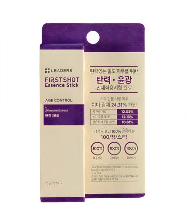 LEADERS First Shot Essence Anti-Aging Stick - Award-Winning Age Control with 94% Silkworm Extract | Portable & Easy to Use | Made in South Korea - Buy Online on GoSupps.com