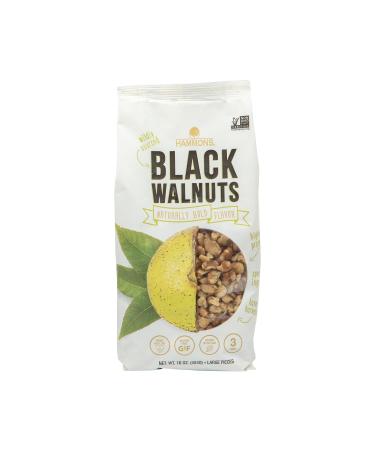 Hammons Black Walnuts Fancy Large Highest Protein Naturally GlutenFree Top Keto Nut, Bold/Distinct/Earthy/Nutty Bold, distinct, earthy, 16 Ounce (Pack of 1)