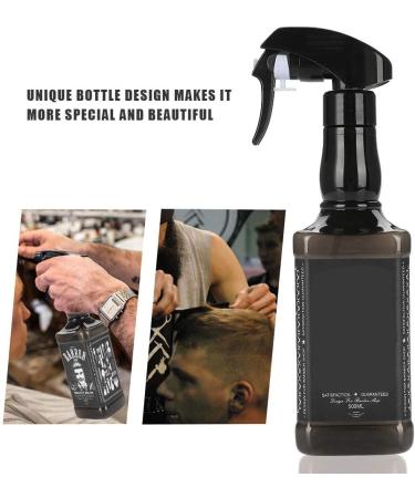 500ml Plastic Spray Bottle Hairdressing Sprayer Salon Barber Barber Hairstyling Sprayer Hair Tools Flower Planting Tool(Black) - Buy Online on GoSupps.com