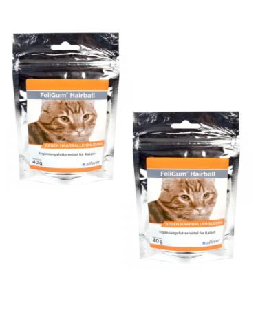 Alfavet FeliGum Hairball for cats - double pack - 2 x 40 g - Buy Online on GoSupps.com