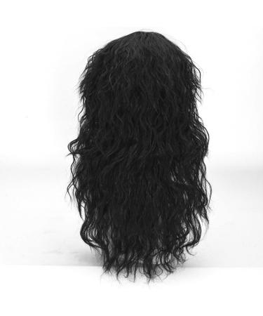 Buy TSNOMORE Long Curly Wig | Retro Style for Men | Fashion Smart Rocker Look - International Shipping Available - Buy Online on GoSupps.com