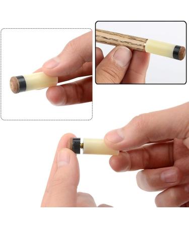 XINGYHENG 60Pcs Billiard Cue Ferrules Set | 3 Sizes (13mm 12mm 11mm) | Replaceable Brown Tips | Cue Screw-on | 30 Sets - Buy Online on GoSupps.com