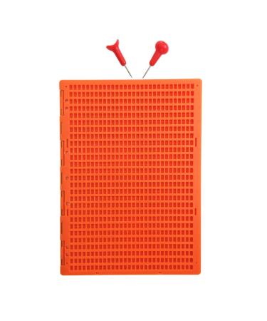 Braille Board 27 Lines 30 Characters per Line with Stylus 2 Pieces DIN A4 Orange Colour