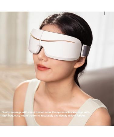 Electric Eye Care Device - Multi-Frequency Vibration Eye Massager (White) | USB Rechargeable for Office Use - Buy Online on GoSupps.com