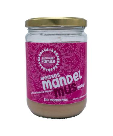 SUNFLOWER FAMILY almond butter white 500g (pack of 3)