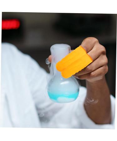 Veemoon 100pcs Nitrile Anti-Static Finger Cots - Protective Finger Sleeves for Ultimate Finger Relief | Portable Yellow Finger Covers 6.5x2.5cm - Buy Online on GoSupps.com