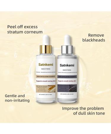 Peel Shot Glow Rice Ampoule Duo - Black Rice Exfoliant with Exfoliating & Hydrating Glow for Face Body All Skin Types - Buy Online on GoSupps.com