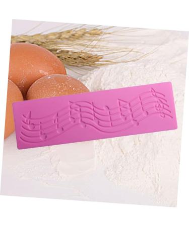 HOMSFOU Cake Toppers Music Note Decor Silicone Mold Cake Decorations De para Gelatinas Cake Mold Fondant Molds Cakesicles Mold DIY Mould Fondant Cake Fudge medium Pink - Buy Online on GoSupps.com