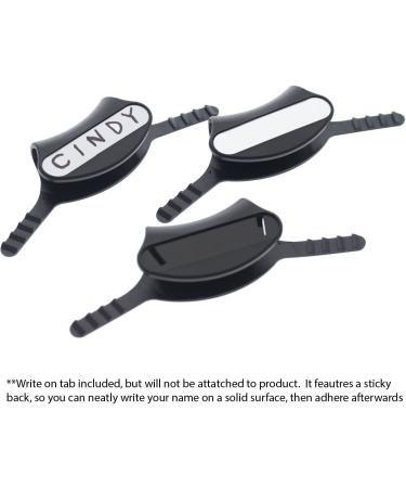 2 Pack Black Yoke Stethoscope ID Tag for Cardio Steth - Customizable and Personalized - by Specialist ID - Buy Online on GoSupps.com