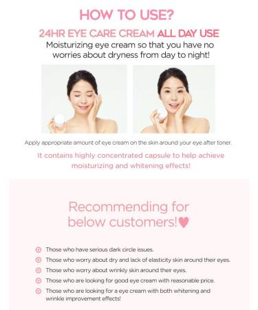 G9SKIN White In Milk Capsule Eye Cream 30g | Best Whitening Cream for Dark Circles Shop Internationally! - Buy Online on GoSupps.com