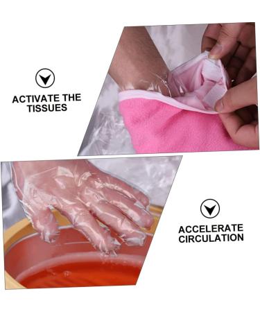 FRCOLOR Paraffin Wax Mitts 3 Sets Hand and Foot Care Set Skin Care Products Exfoliating Cotton Gloves (foot Covers) Work Exfoliating Scrub Gloves - Buy Online on GoSupps.com