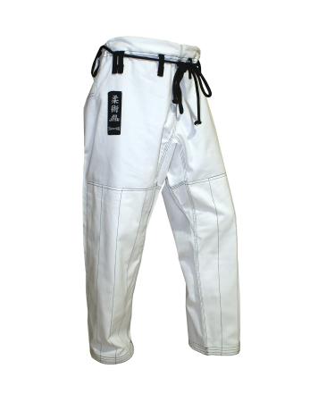 TWISTER FIGHT WEAR BJJ Pants Jiu Jitsu Gi Pants White 3