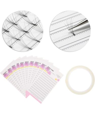 Lot de 10 Cartes de Rangement pour Extensions de Cils Faux ventails en Papier Organisateur de Maquillage avec Ruban Adh sif Double Face pour D butants en Greffe de - Buy Online on GoSupps.com