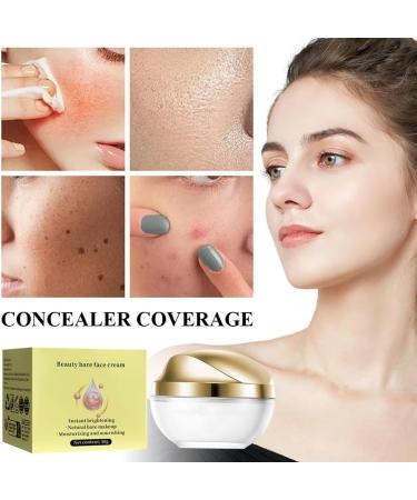 HASAIKA Concealer Cream Concealer Cream Concealer Moisturizing and Brightening Smooth Toning Cream Suitable for All Skin Types 50g - Buy Online on GoSupps.com