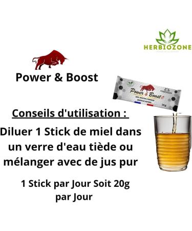 Power & Boost | Tribulus Honey Booster For Men | Guarana | Ginseng | Ginger | - Buy Online on GoSupps.com