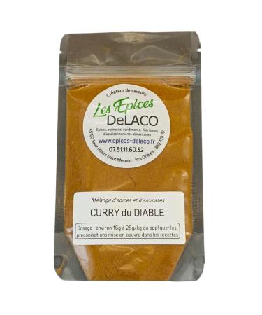 CURRY du DIABLE 110g M ... m langes d' pices herbes aromates condiments piments pour viandes poissons l gumes marinades salades barbecue - Les EPICES DeLACO