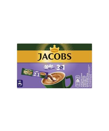 Sp cialit s de caf Jacobs 3 en 1 Milka * 120 sticks au caf instantan 12 x 10 boissons