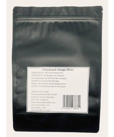 Dried Oranges - Premium Dehydrated Cocktail Garnishes - 20 Servings (70g Approx) - Buy Online on GoSupps.com