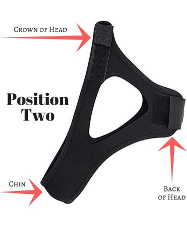 Adjustable Anti Snore Chin Strap for Men and Women - Stop Snoring with Sleep Aid Solution - Compatible with CPAP Users and Mouth Breathers - Use with Snore Eliminator Pro or Bruxism Mouthpiece - Buy Online on GoSupps.com
