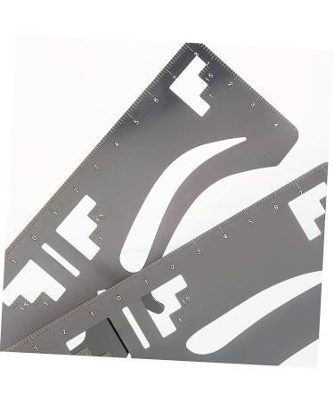 Beavorty 6 Pcs Eyebrow Ruler and Stencil Set - Brow Shaping Template, Eyebrow Stamp, Mapping String, and Makeup Supplies - Buy Online on GoSupps.com