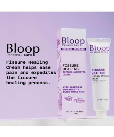Bloop Maximum Strength Anorectal Fissure Recovery | 5% Lidocaine | Brazilian Superfruit & Plant-Based Oils for Acute & Chronic Pain Relief - Shop Internationally - Buy Online on GoSupps.com