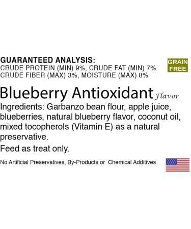 Joice Gift Grain Free Dog Treats Cookies 100% All Natural Gourmet USA Made 1LB Blueberry - Buy Online on GoSupps.com