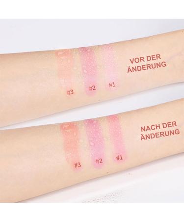  ARCHIDATE Blush Stick Color Changing Waterproof Long Lasting Lip Cheek Eye Cream Silky Moisturizing Blush Stick Blush Stick (#3 Coral Orange) - Buy Online on GoSupps.com