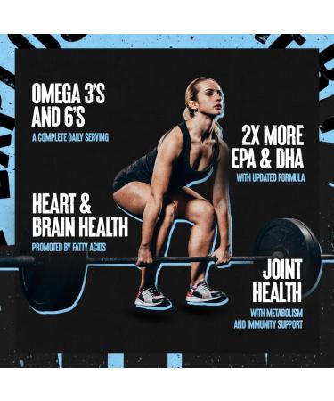 Animal Omega Omega 3 & 6 Supplement with 30 Day Pack Creatine Chews Tablets Fruit Punch - Buy Online on GoSupps.com