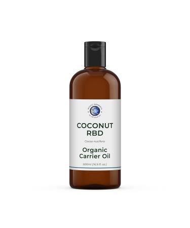 Mystic Moments |Organic coconut -rbd -rbd -beam oil 500 ml -pure and natural oil Perfect for hair face nails aromatherapy massage and oil thinning vegan GVO