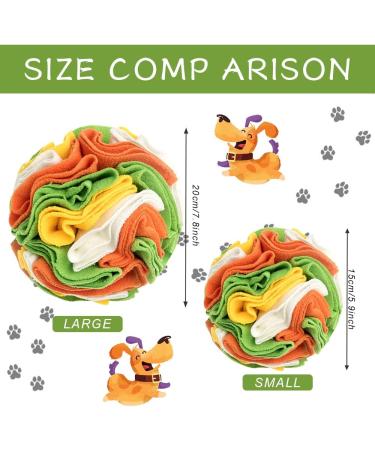 Interactive Sniffed Ball for Dogs - Washable Smell Training Toy for Small & Medium Breeds | Stress Relief & Intelligence Development 20cm - Buy Online on GoSupps.com