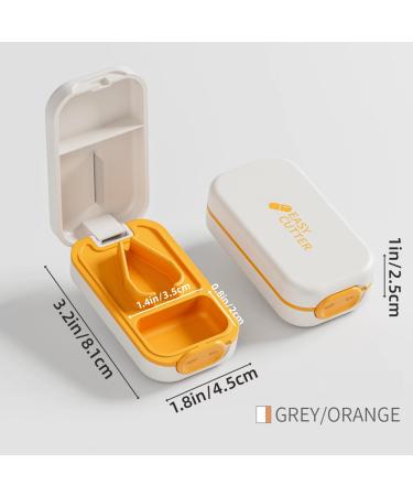 Travel Pill Cutter & Splitter for Small & Large Pills - Portable Vitamin Tablet Cutter (1-Pc A - Buy Online on GoSupps.com