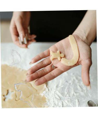 Milisten 18 Pcs Dinosaur Cookie Cookie Molds Cat Cake Mold Biscuit Mold Muffin Cake Stencil Metal Dies Biscuit Bathroom Jars Die Cutting Rice Ball Stainless Steel 13.5X5.6CMx3pcs Silverx3pcs - Buy Online on GoSupps.com