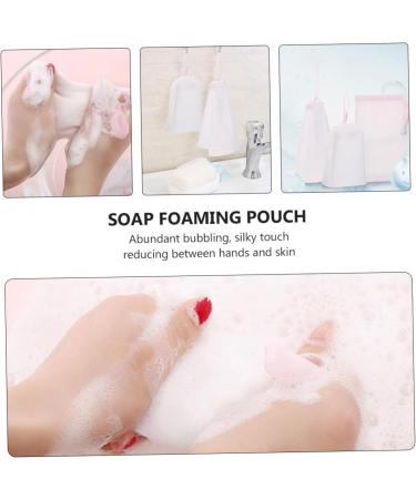 Baluue 6pcs Bubble Net Foam Face Bag Exfoliating Bath Bag Sponge Soap Face Soap Pe - Buy Online on GoSupps.com