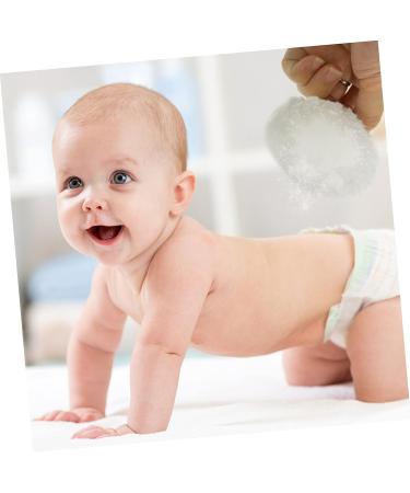 Toyvian 2pcs Portable Baby Powder Puff and Container Set - Travel Size Face Powder Supplies for Infant - Powder Storage Bottle and Box - Buy Online on GoSupps.com