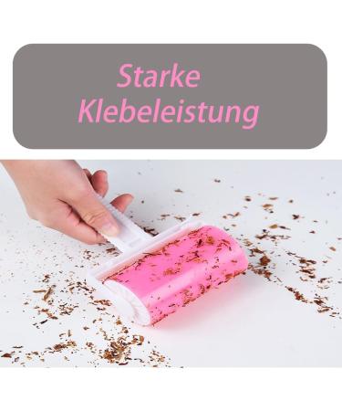 Voarge Reusable Lint Rollers - 6 Set Washable Lint Rollers for Pet Hair | Eco-Friendly Lint Remover Accessories (Pink) - Buy Online on GoSupps.com