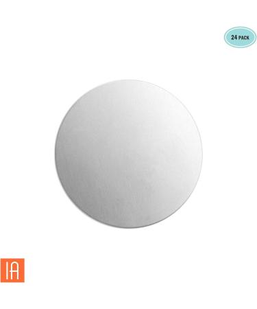 ImpressArt Premium Metal Stamping Circle Blanks (24 Pack) - Ideal for Jewelry Making - 1 Aluminum Circles - Buy Online on GoSupps.com