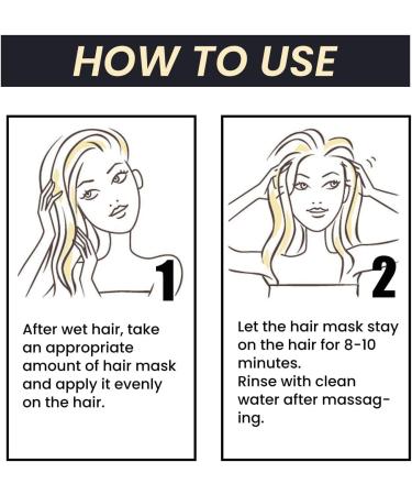 Miracle hair mask deep repair hair mask for hair ends advanced molecular treatment of hair roots moisturizing dry and damaged hair hyd - Buy Online on GoSupps.com