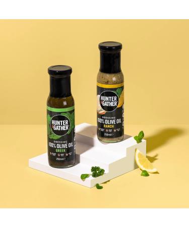 Hunter & Gather Keto Ranch Salad Dressing 250ml | 100% Pure Olive Oil | Sugar & Gluten Free | Keto, Low Carb, Paleo, Whole30 | Pack of 1 - Buy Online on GoSupps.com