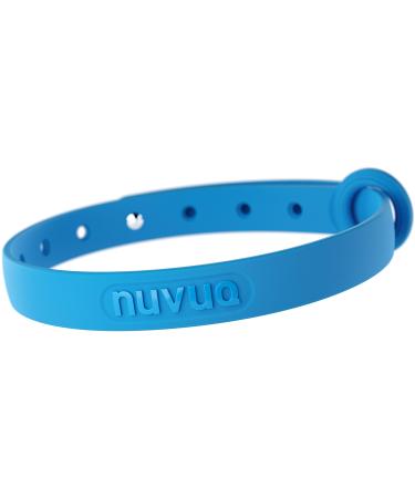 Nuvuq Comfortable, Soft and Light Cat Collar with Breakaway Snap Button Blueberry Blue