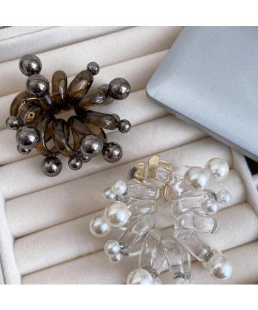 Beaupretty Spiral Hair Ties Women Elastic Hair Ties Coil Hair Ties No Crease Hair Tie Ponytail Hair Band Phone Cord Ties for Thick Hair Dark Brown - Buy Online on GoSupps.com