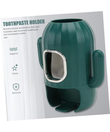 Zerodeko Toothpaste Press Keeper & Toothbrush Holder - Automatic Toothpaste Dispenser (2 Pack) - Wall Bracket - Random Color - 13x12cm - Buy Online on GoSupps.com