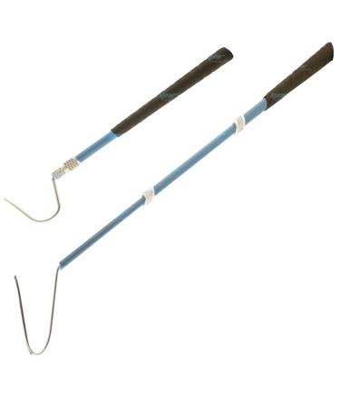 YNR Snake Stainless Lizard Hook Herp Pin Tools Reptiles Pet Supplies 36" Reptile Handler Holder Sky-Black