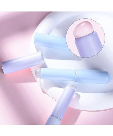 Silicone Nail Brush Round Head Lip Brush Silicone Lip Applicator Reusable Nail Brush Jelly Head Brush Nail Design for Women Nail Art Brush Lip Brush (B) - Buy Online on GoSupps.com