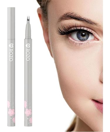 Double Tip Eyeliner - Double Eyelid Liquid Eye Liner Eyeliner Pencil Double Tip Double Eyelid With Ultra-Fine Waterproof Eyeliner Pencil For Beginner Kagrote X601# Cool Gray - Buy Online on GoSupps.com